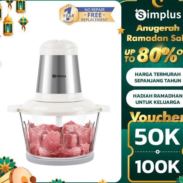 

Ramadan Hot Dealcod Implu Chopper Ggiling Daging Bumbu Cabai Erbaguna 300W 2L Mango Aca Bergarani 1 Tahun