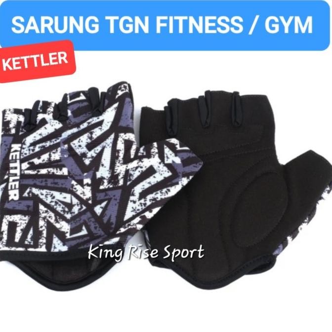 Terlaris Kettler Multi Purpose Training Glove 530-000 (Sarung Tangan Fitness/ Gym) - Ori Ready Stok
