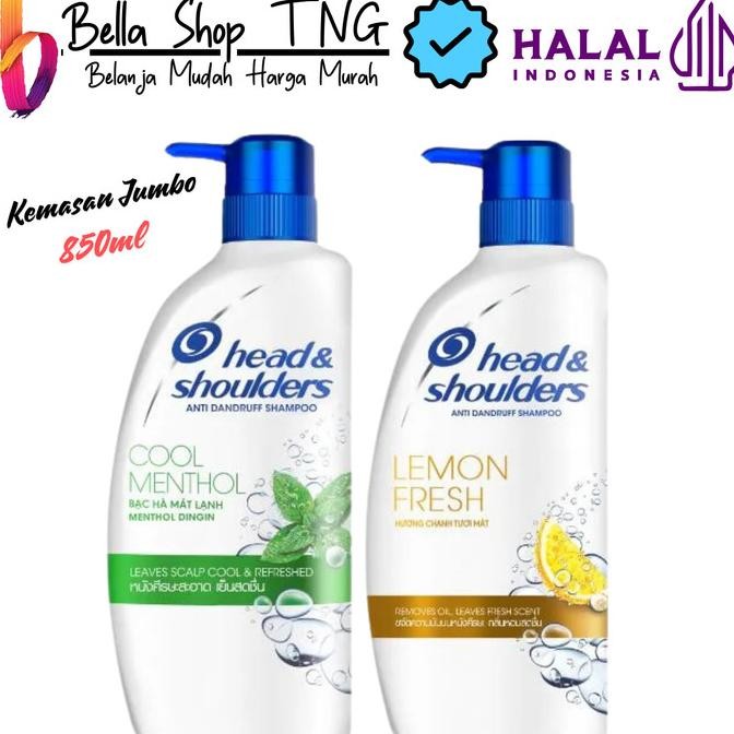 

Produk Baru!! HEAD & SHOULDERS Shampoo Anti Ketombe Lemon Fresh / Cool Menthol 850mL