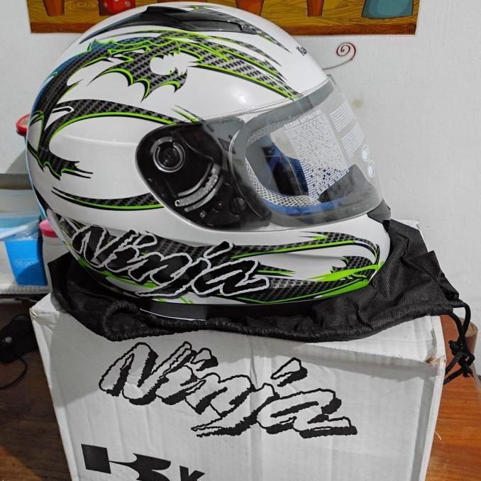 Baru Helm Full Face Ninja Rr R Original Kawasaki