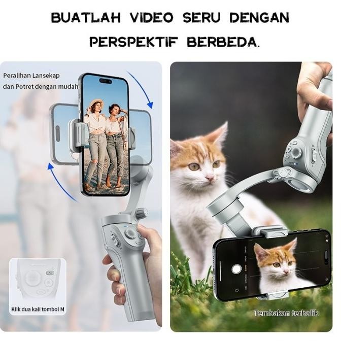 SMARTCOM M01 GIMBAL HP 3 AXIS GIMBAL STABILIZER HP SMARTPHONE