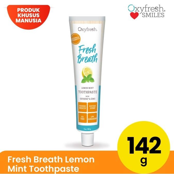 

Produk Baru!! Oxyfresh Lemon Fresh Breath Toothpaste 142 gr