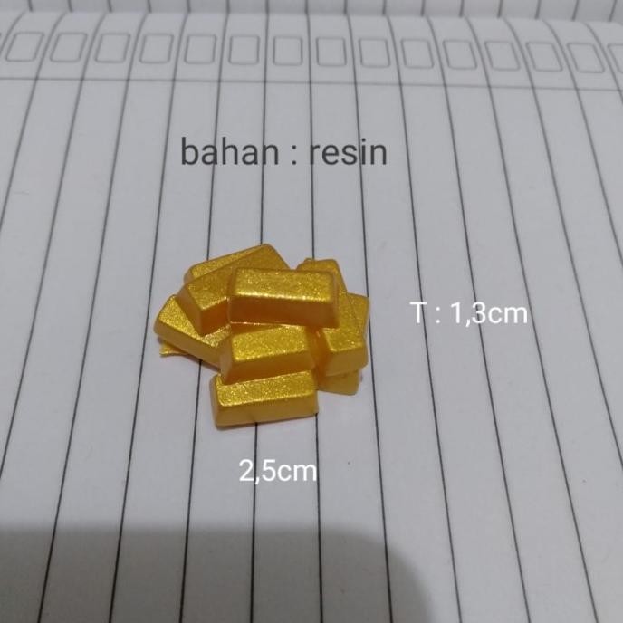 /////] Miniatur Setumpuk Emas Batangan