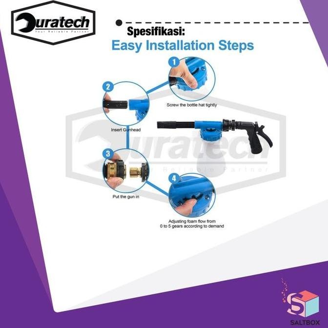 BARU SEMPROTAN CUCI MOBIL TEKANAN TINGGI SALJU FOAMER SEMPROTAN AIR / SNOW FOAM GUN / FOAM BLASTER /