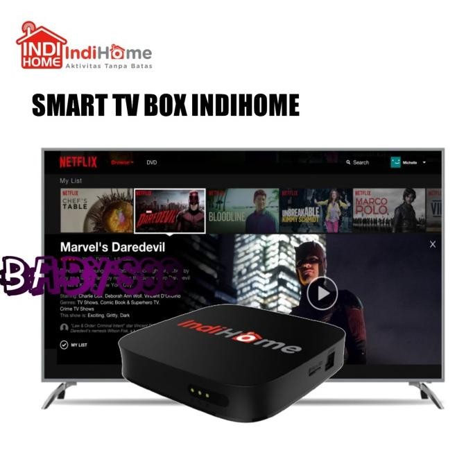 SMART TV BOX ANDROID INDIHOME - ANDROID SMART TV BOX INDIHOME