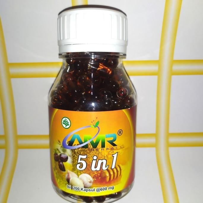 

~~~~~] AMR 5in1 (Minyak Habbat+Zaitun+Garlic+Propolis+Honey) 200kpsul