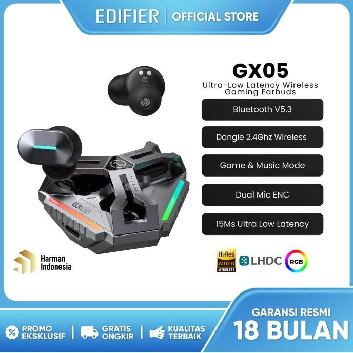 CO HECATE by Edifier GX05 Ultra-Low Latency Wireless Gaming Earbuds