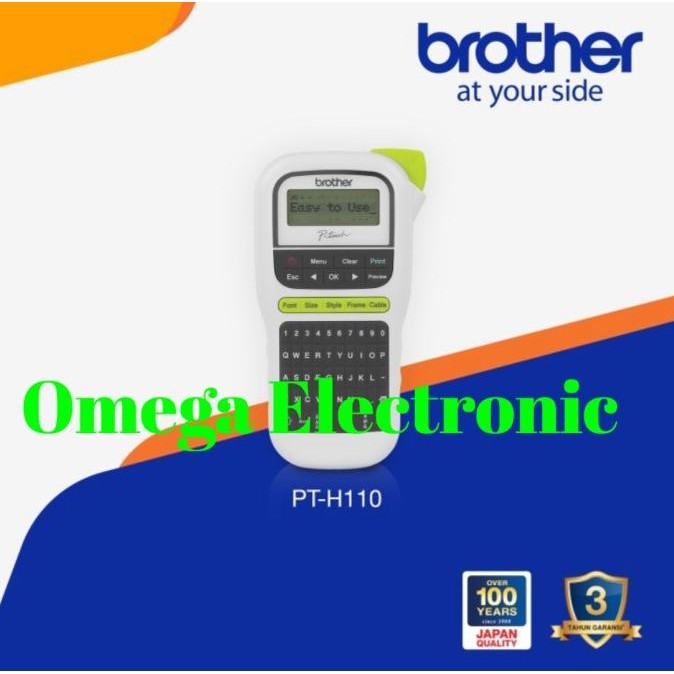 

CO RESMI Brother Label Printer PT-H110 - Label Maker PT-H110 PT H 110