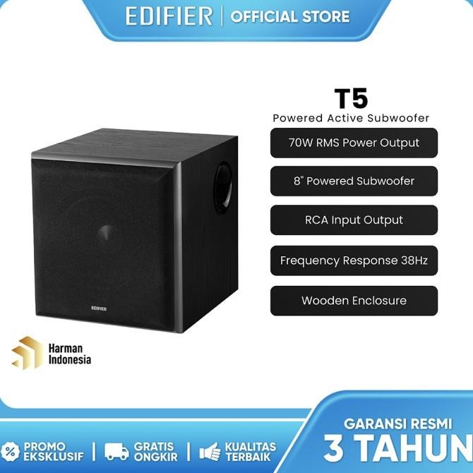 CO EDIFIER T5 Powered Active Subwoofer