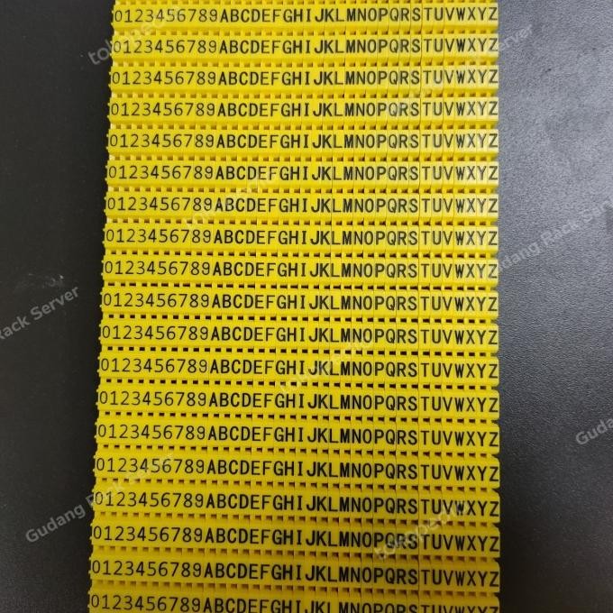 

CO label maker cable cat6A indoor and outdoor labeling