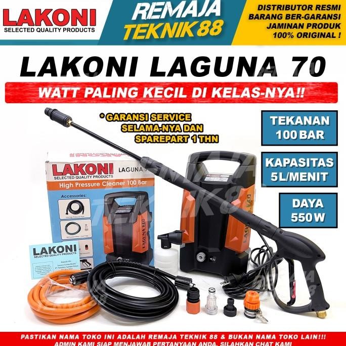 MESIN STEAM LAKONI LAGUNA 70 / ALAT CUCI AC MOBIL MOTOR / JET CLEANER