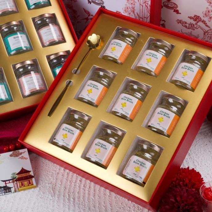 

Realfood Hampers imlek minuman sarang burung walet CNY Parcel isi 9btl Original dan Terpercaya