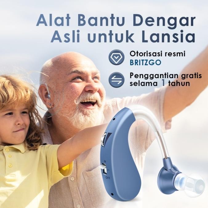 STAETAS alat bantu dengar asli  pendengaran telinga tuli orang tua
