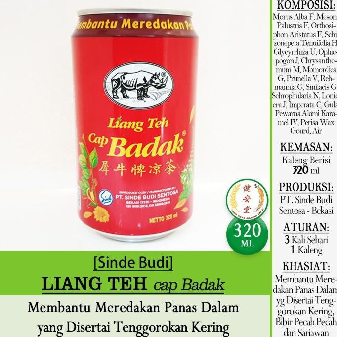 

\\\\\] LIANG TEH cap Badak [ ] 320ml u.Panas Dalam, Tenggorokan Kering, Bibir Pecah Pecah