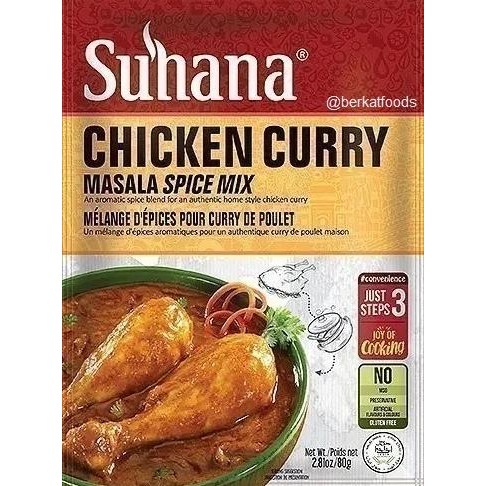 

*:*:*:*:*] Chicken Curry Masala Spice Mix Suhana / Bumbu Masak Instan Kari Ayam Khas India Halal