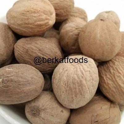 

populer] Pala Biji / Nutmeg Whole / Pala Bulat Fresh Natural Berkat Foods