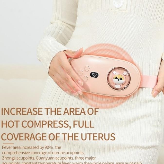 Terlaris Kompres Perut Menstruasi Penghangat Perut Menstruasi Sabuk Alat Pijat Perut Terapi Nyeri Me