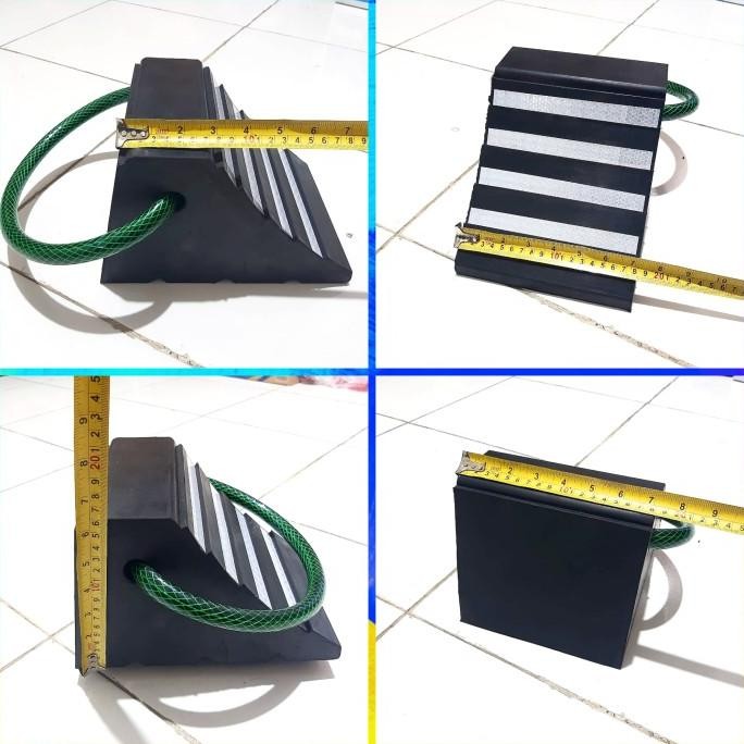 Rubber Wheel Chock Truk | Karet Ganjal Ban Truk | Penahan Ban Truk Original Dan Terpercaya