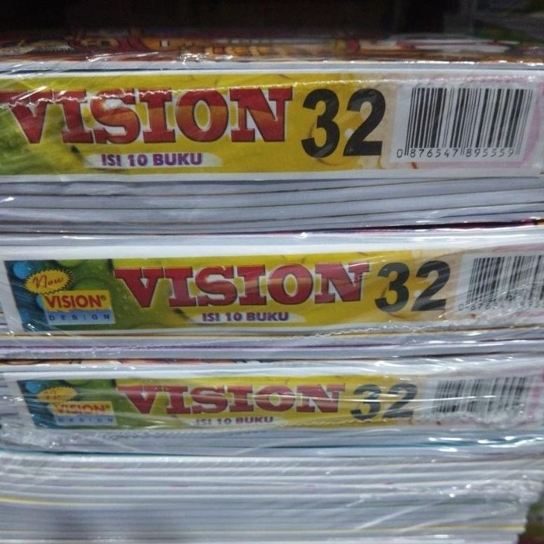 

Promo Buku Tulis Vision 32 Per Box 10 Buku