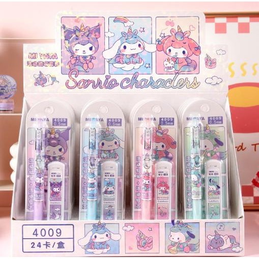

Kualitas terbaik] Pensil cetek mekanik dgn refill isi HB sanrio unicorn mechanical pencil kuromi cinnamoroll