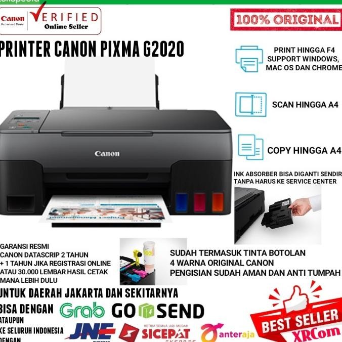 TERMURAH - Printer Canon G2020 / Canon Pixma G 2020 terbaru dari G2010