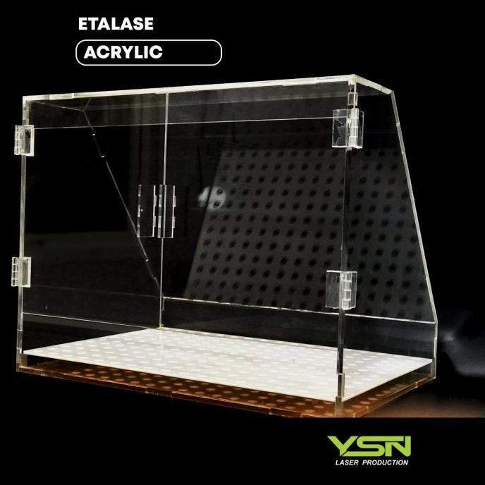 CO Etalase Roti Akrilik I Display Kue I Roti I Rak Kue Akrilik custom