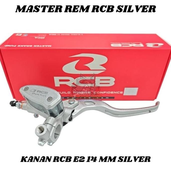 Baru  Master Rem Rcb Silver Kanan Kiri Handle Kopling Rcb Oval Dan Kotak - Master Rem Rcb Kiri Kanan