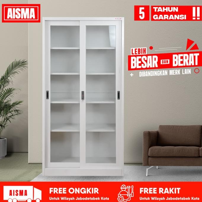 

Aisma Glassio - Lemari Besi / Baja / Lemari File - Filling Cabinet