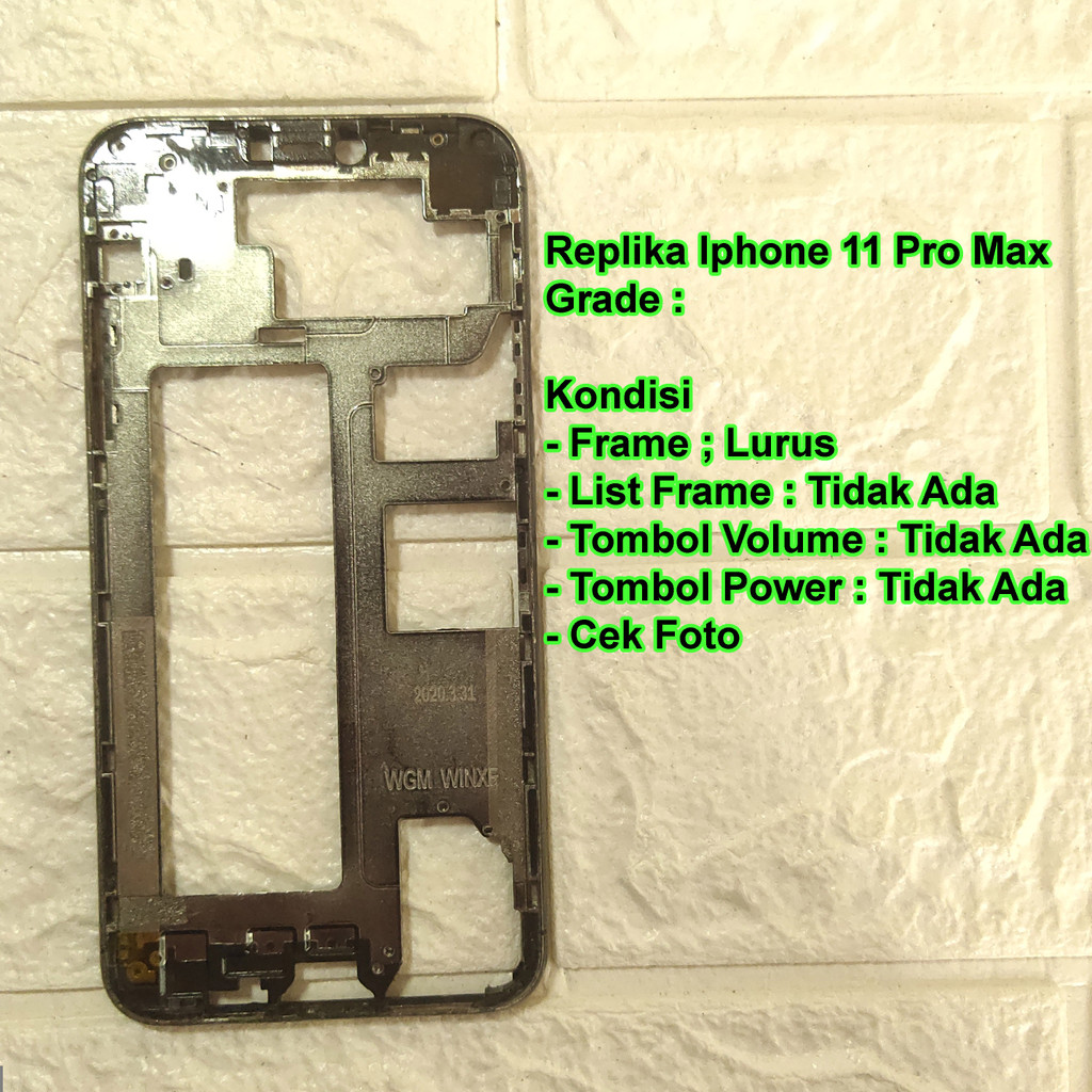 Frame Tulang Tengah Replika Iphone 11 Pro Max Copotan