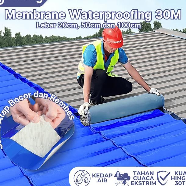 

Elf Adheive Wateroof Roof Lea Tier Membrane Tier Laban Plati Anti Bocor Tahan Lama Untu Atap 30M Yh2