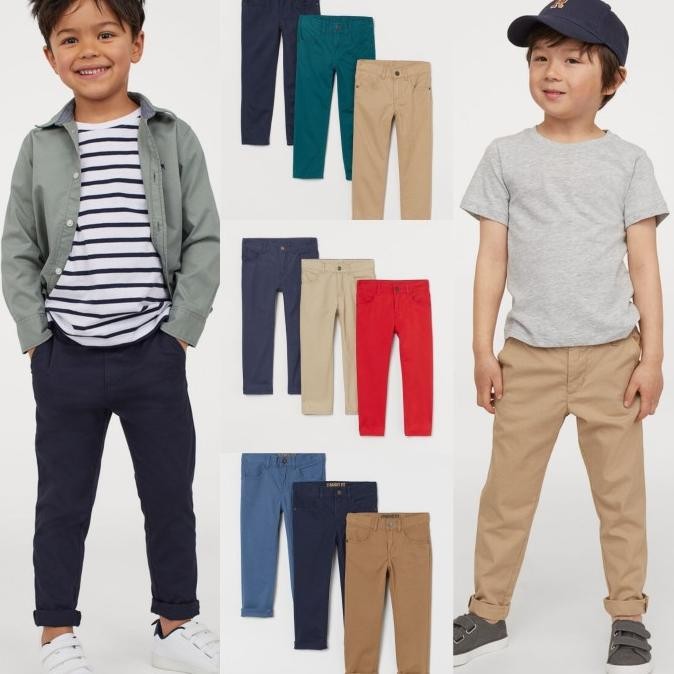 Promo Phi271 Celana Chino Anak Laki Laki H*M | Celana Panjang Anak Hm