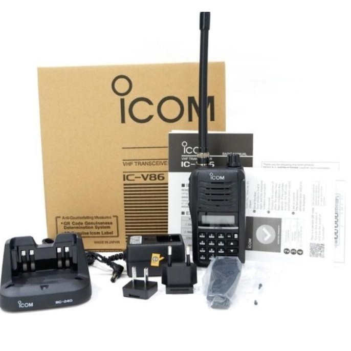 Radio Ht Icom V86 Ic-V86 7 Watt Ht V86 Icom Walkie Talkie Handy Talkie Icom V 86 Vhf Singleband New 