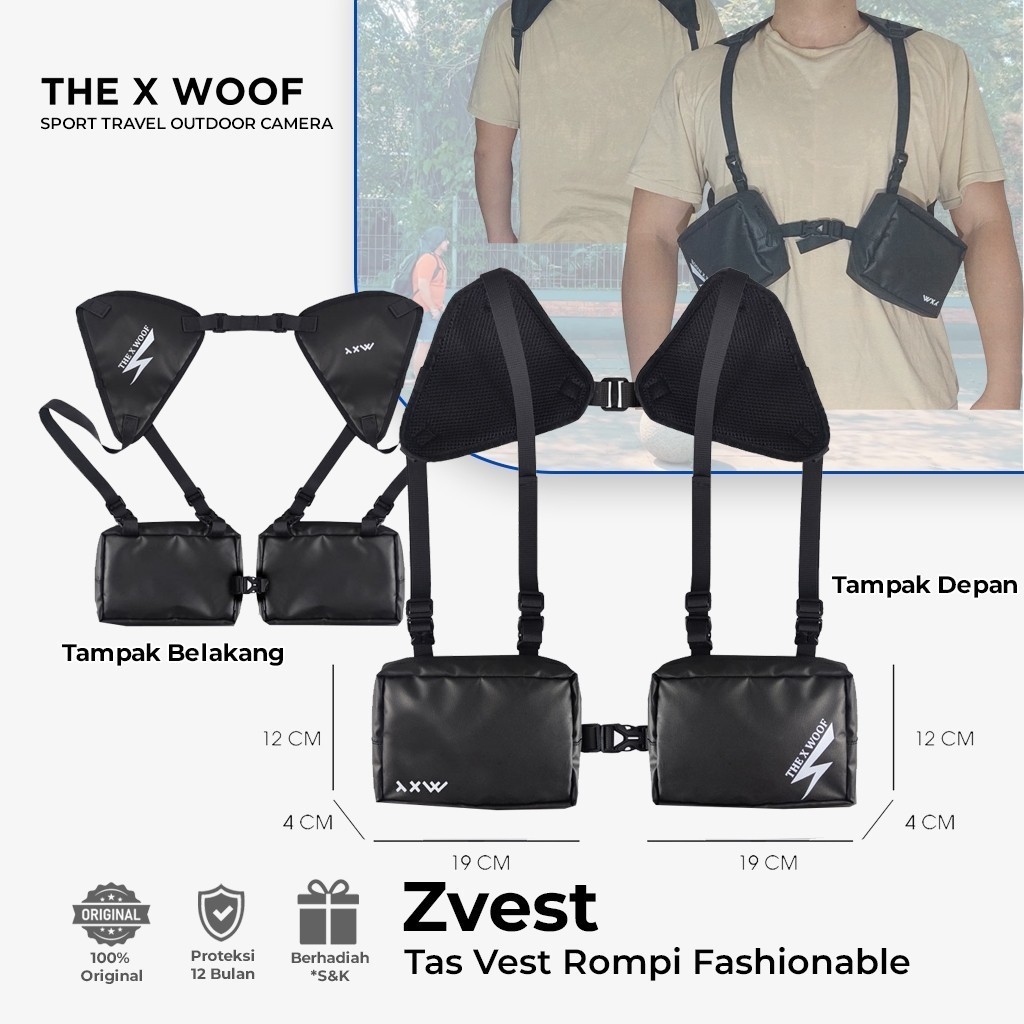 CUCI GUDANG The X Woof Zvest1 Tas Dada Rig Bag
