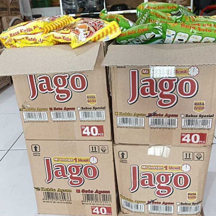 

MIE JAGO 1 KARTON ISI 40PCS - INTERMIE DAN MIE TIPTOP ISI 20PCS-EXP DIJAMIN AMAN