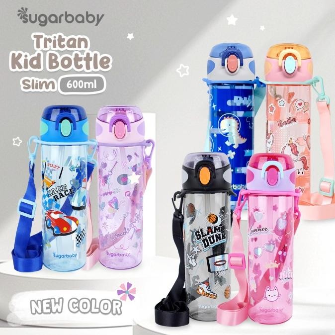 

Sugarbaby Tritan Kid Bottle Slim 600Ml / Botol Minum Anak Original Dan Terpercaya