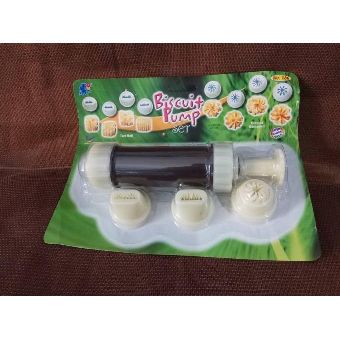 

Cetakan Kue Kering/Biscuit Pump Set Sin Lian No.186 Original Dan Terpercaya