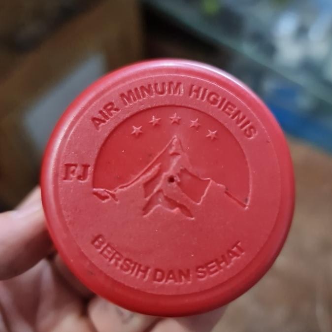 Tutup Galon Isi Ulang MERAH Logo FJ GUNUNG BINTANG LIMA 980 pcs
