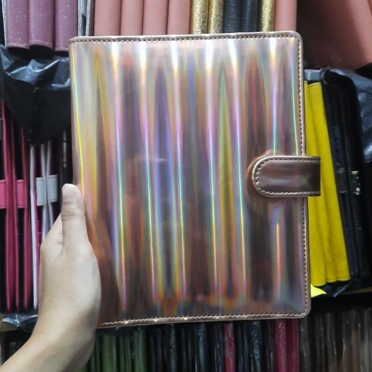 

Binder Hologram Peach Binder Mengilap A5 20Ring B5 26Ring