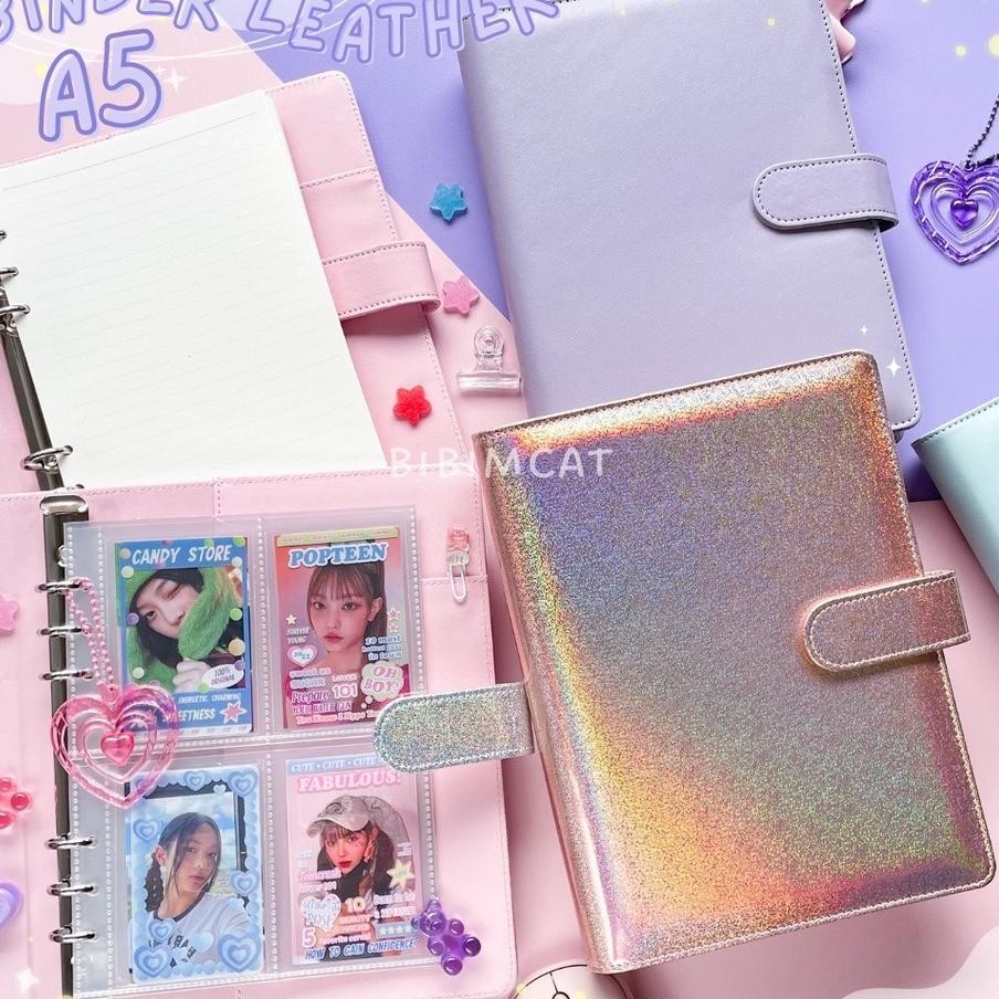 

A5 Ize Binder Leather A5 Album Photocard Pc Agenda Ulit