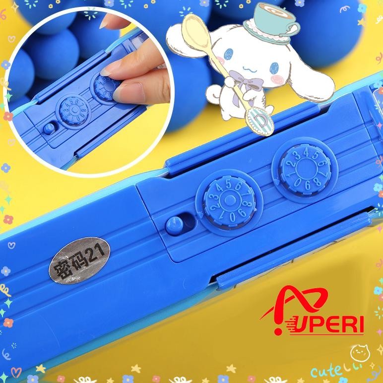 

SPECIAL KOTAK PENSIL/Bahan Tahan Air Kuromi Tempat Pensil Password /Multifungsi Lapis Ganda Berkapasitas Besar Lucu- Termasuk Rautan Pensil Kotak Alat Tulis Ke-54