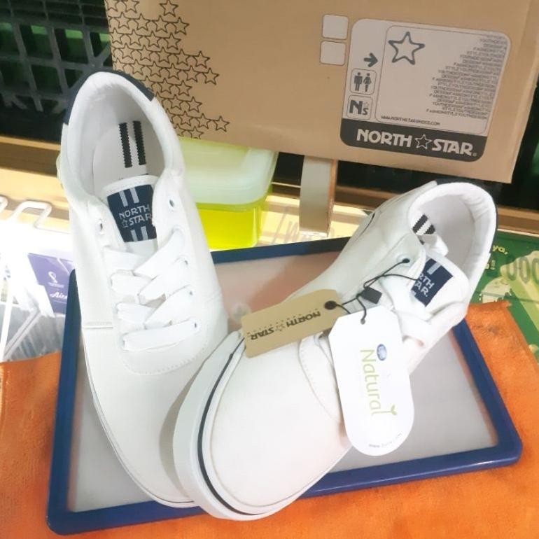 North Star Sepatu Pria Sneakers Putih Navi Original