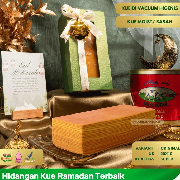 

Terlaris (Kualitas Super) Kue Lapis Legit 20X10 Original Wisman 100% Halal Ready Stok