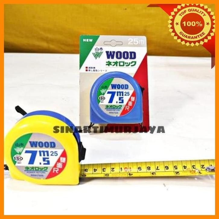 (stj) meteran 7.5 meter wood fengshui hong sui taiwan original