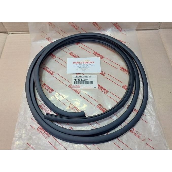 Lis List Karet Moulding Kaca Luar Depan Avanza Xenia Asli 75533-Bz010 Bestt