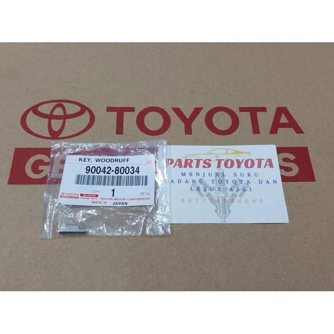 Key Crankshaft Pulley Spi Kruk Ker As Avanza Xenia Veloz 90042-80034 Bestt