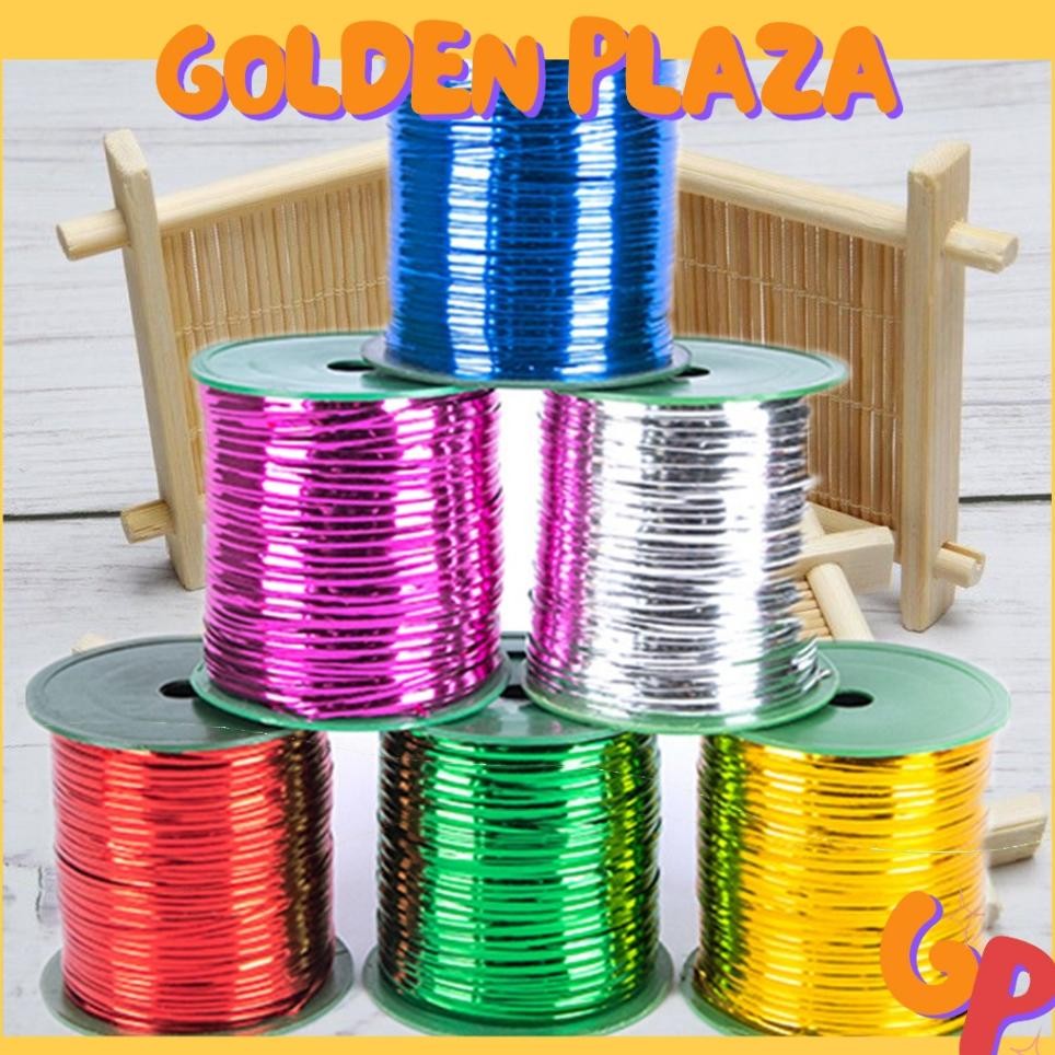 

Flower Wire Roll Metallic Pita Awat Bunga Pita Plati Balon Roll B10