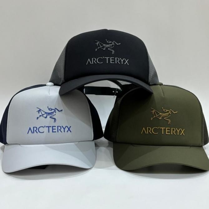 Topi Original Arcteryx Bird Word Trucker Curved Hat koko