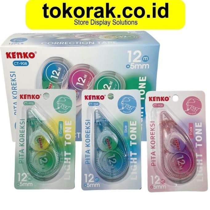 

CORRECTION TAPE KENKO 12 M X 5 MM CT-909 TIP EX TIPEX ROLL TIPE X