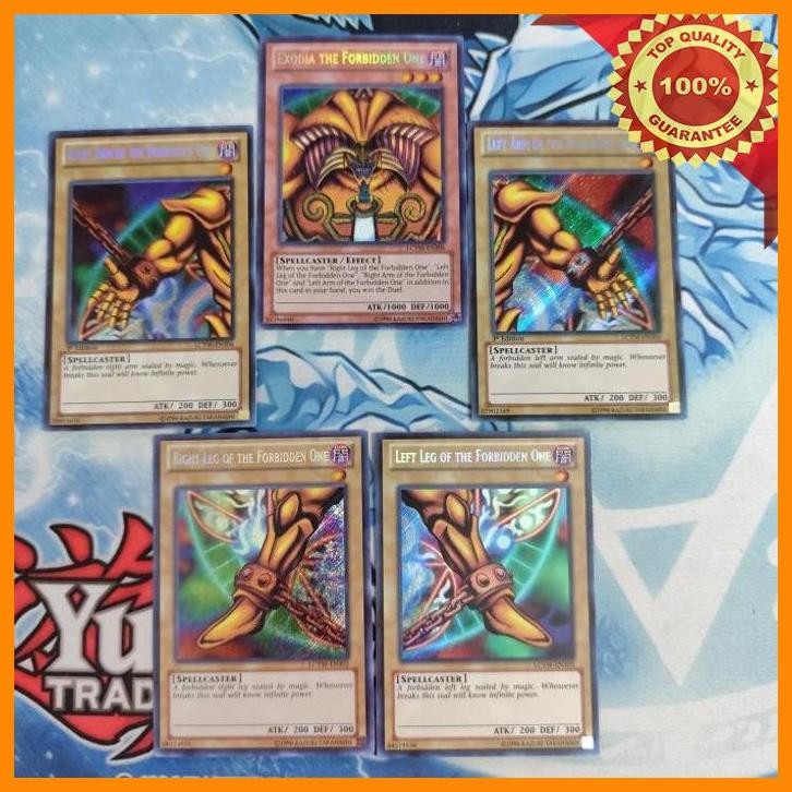 (JPR) YUGIOH SET EXODIA THE FORBIDDEN ONE LCYW SECRET RARE ORIGINAL