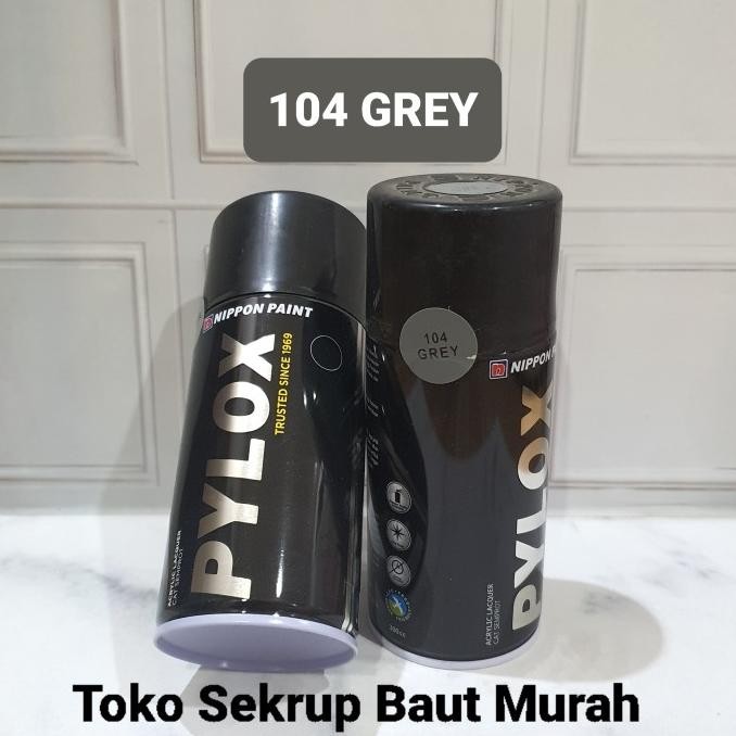 Sale Cat Semprot Pylox Pilox Nippon Paint Grey Abu-Abu 104